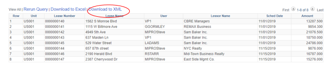 download to XML