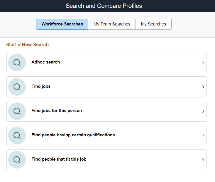 Profile Search