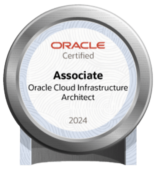 Associate Oracle Cloud Infrastructure Architect Associate Oracle Cloud Infrastructure Architect badge